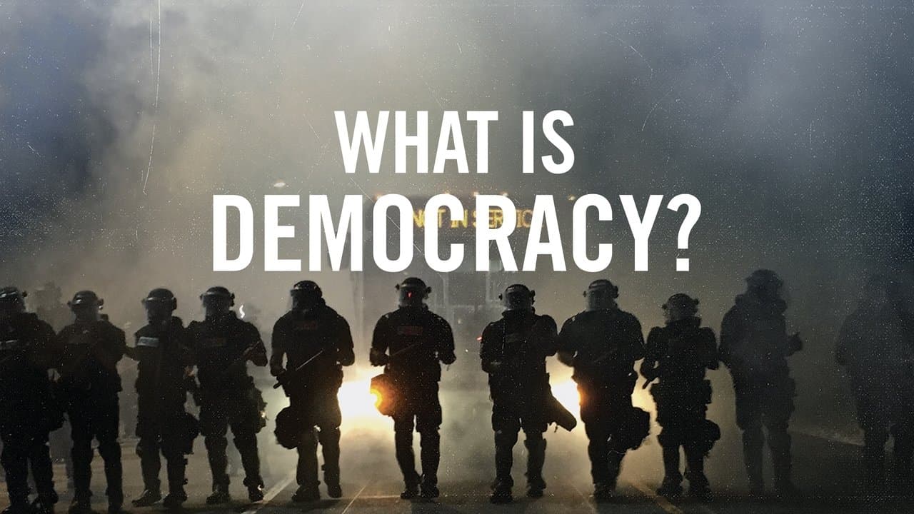 What Is Democracy? backdrop