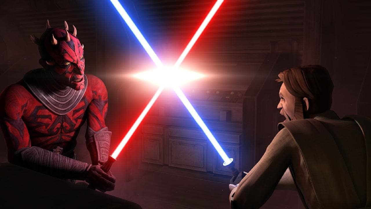 Star Wars: The Clone Wars - Darth Maul Returns backdrop