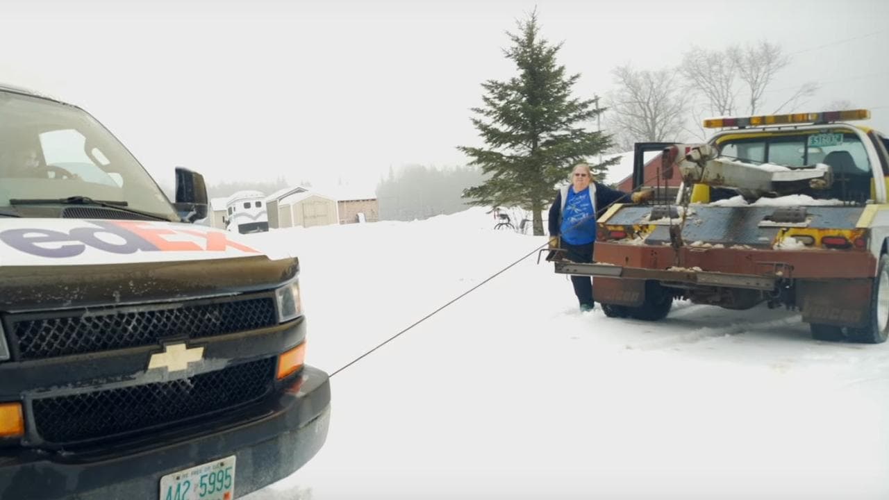 Roland & Mary: A Winter of Towing in the Northeast Kingdom backdrop