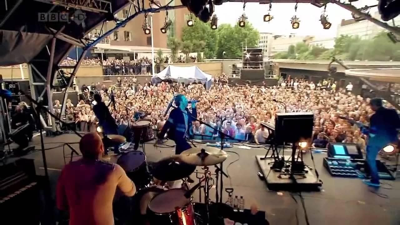 Coldplay at the BBC backdrop