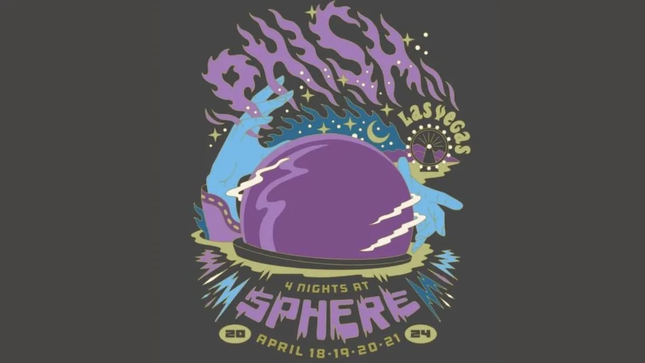 PHISH: 2024-04-18 SPHERE LAS VEGAS, NV backdrop