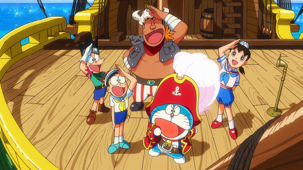 Doraemon: Nobita's Treasure Island backdrop