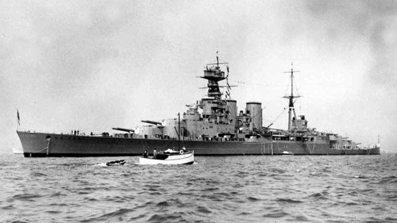 How The Bismarck Sank HMS Hood backdrop