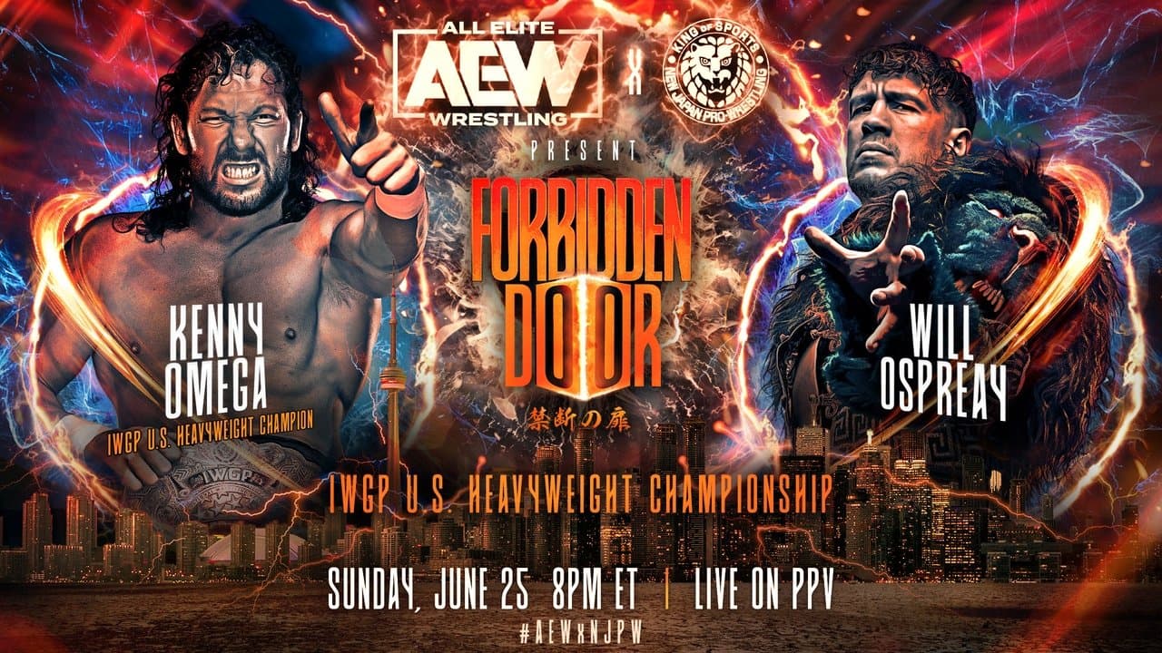 AEW x NJPW Present Forbidden Door backdrop