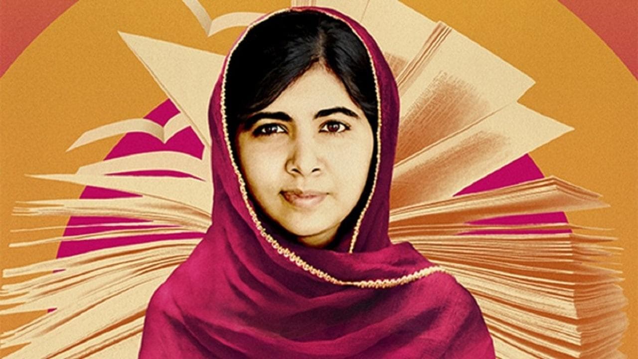 He Named Me Malala backdrop