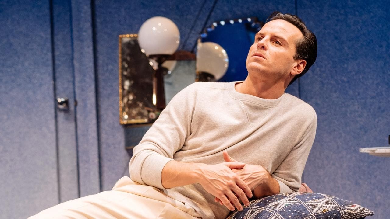 National Theatre Live: Present Laughter backdrop