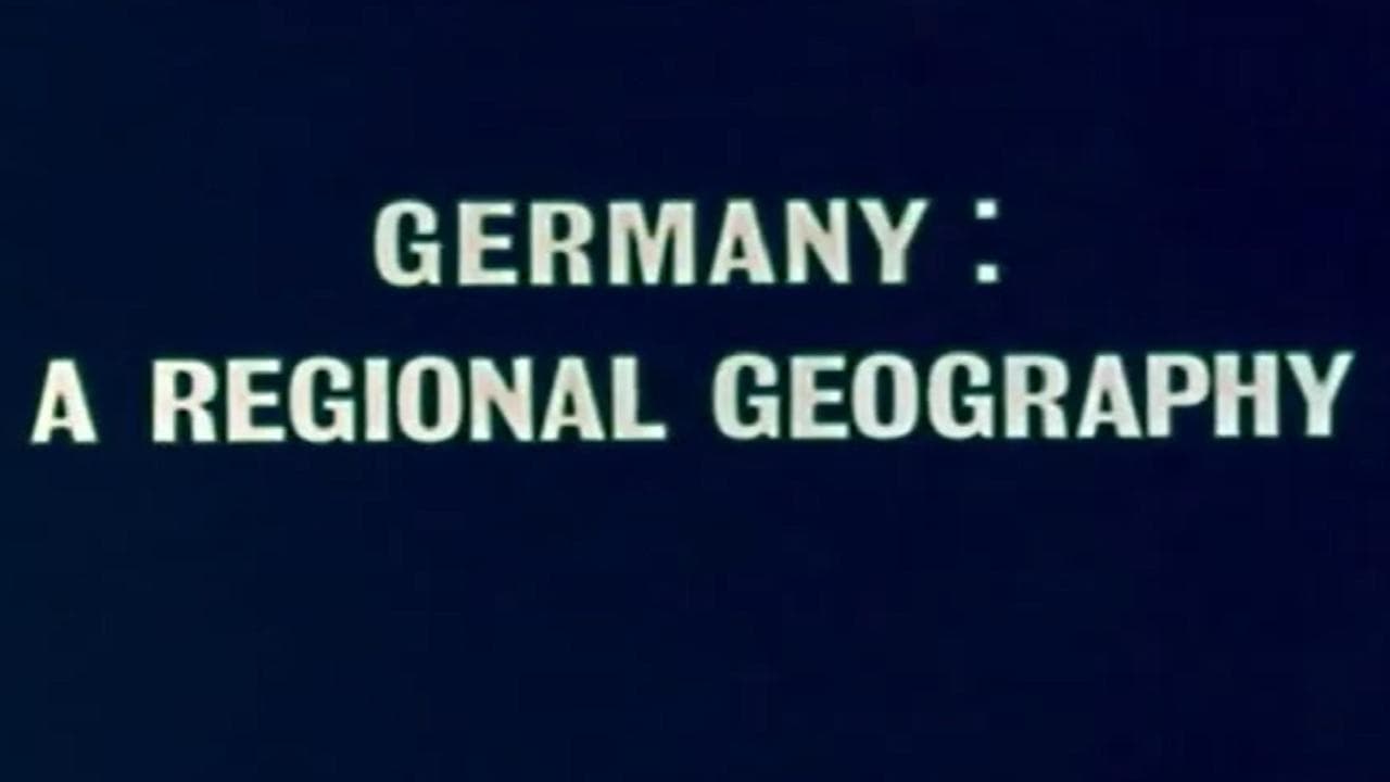 Germany: A Regional Geography backdrop