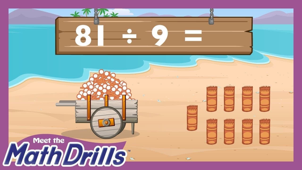 Meet the Math Drills - Division backdrop