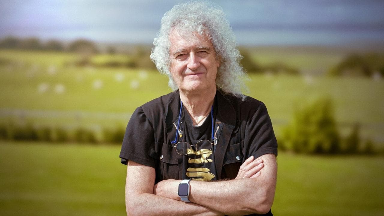 Brian May: The Badgers, the Farmers and Me backdrop