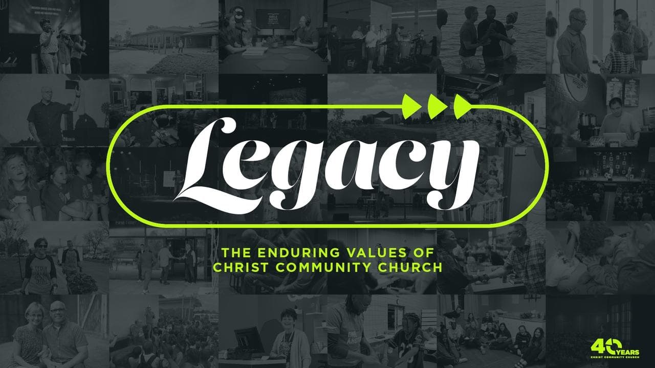 Making Passionate Disciples: 40 Years of Christ Community Church backdrop