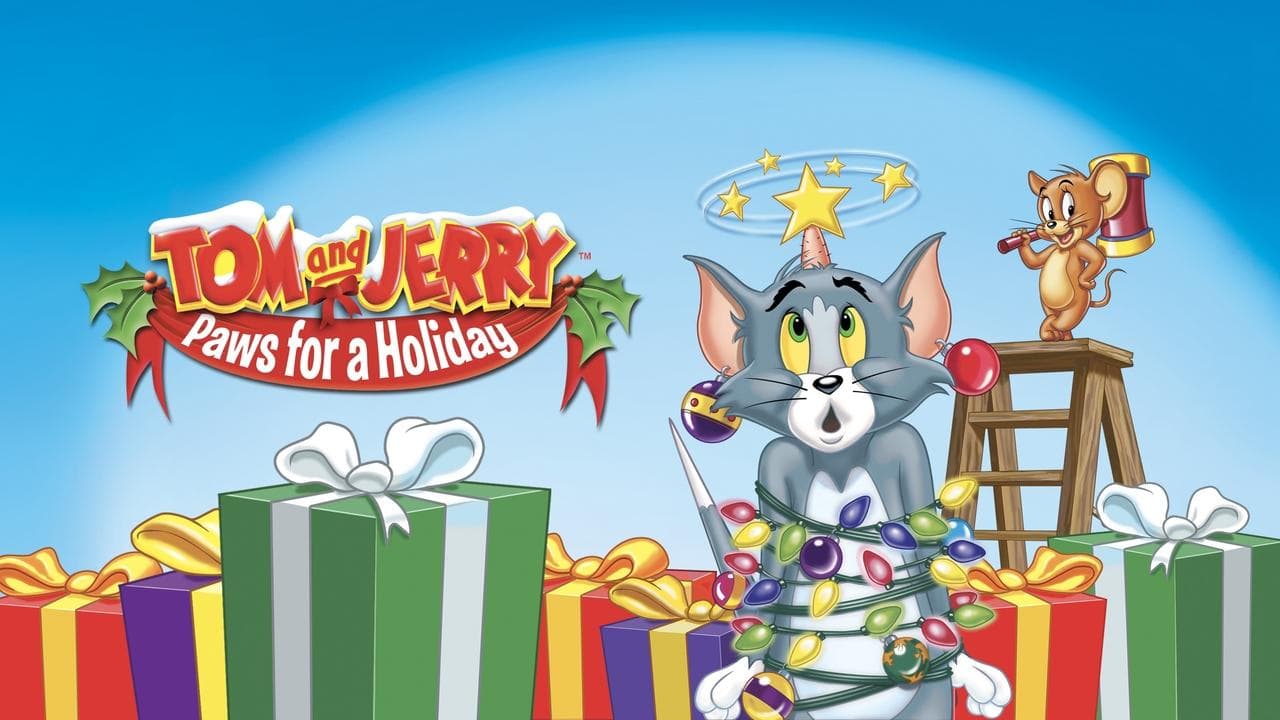 Tom and Jerry: Paws for a Holiday backdrop