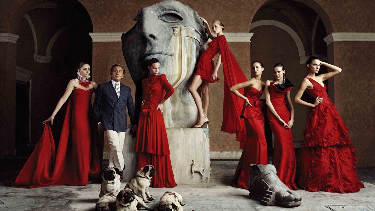 Valentino: The Last Emperor backdrop