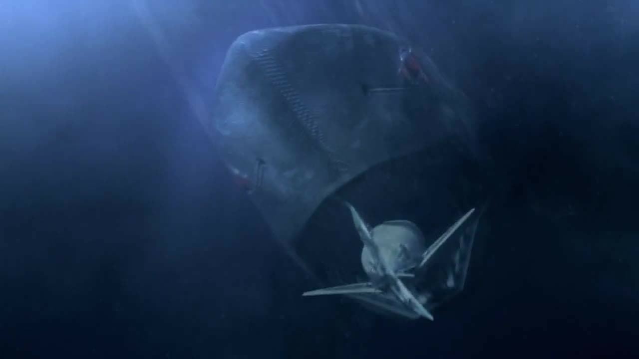 Mega Shark vs. Mecha Shark backdrop