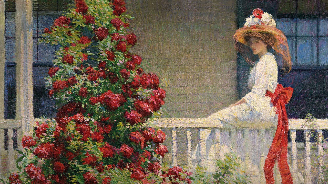 The Artist’s Garden: American Impressionism backdrop