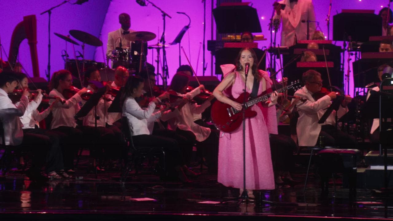 Laufey's A Night at the Symphony: Hollywood Bowl backdrop