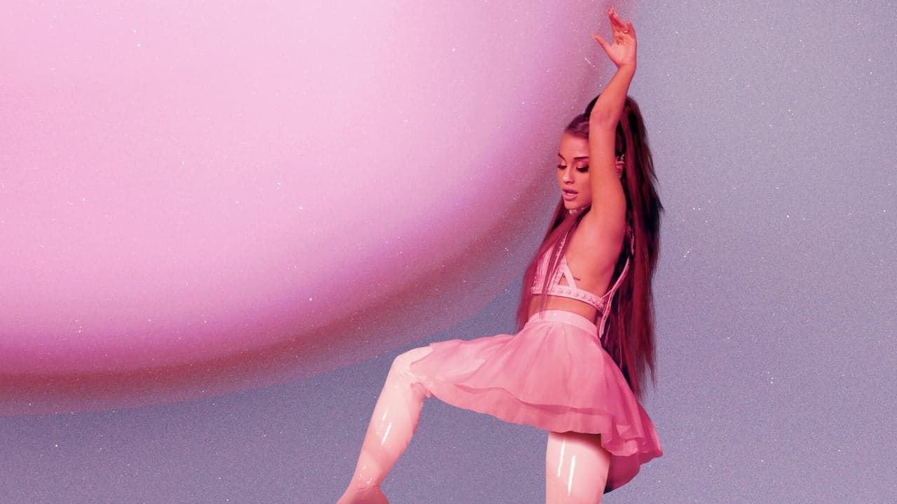 ariana grande: excuse me, i love you backdrop