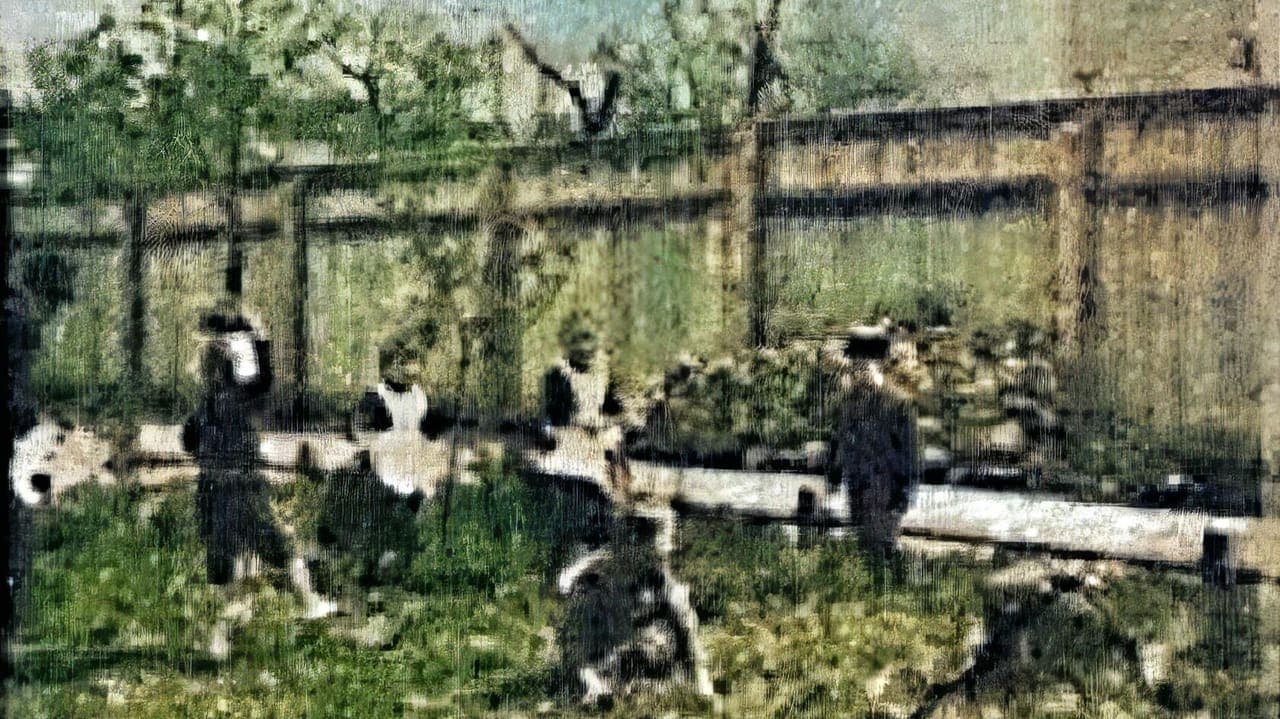 Children Playing in the Garden backdrop