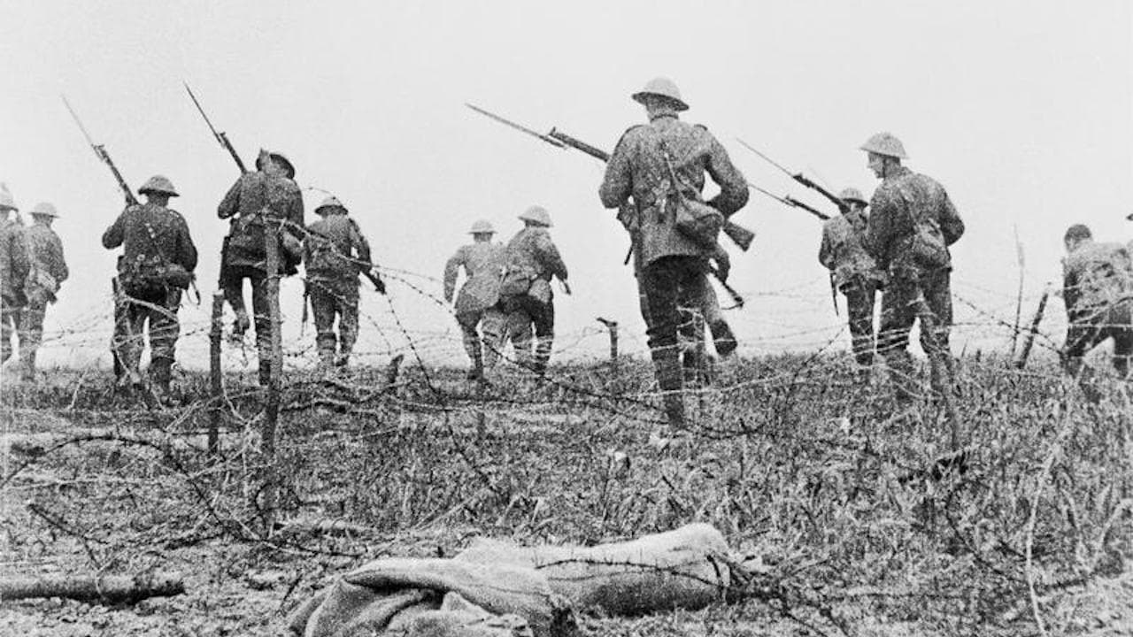 The Battle of the Somme backdrop