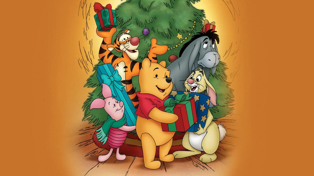 Winnie the Pooh: A Very Merry Pooh Year backdrop