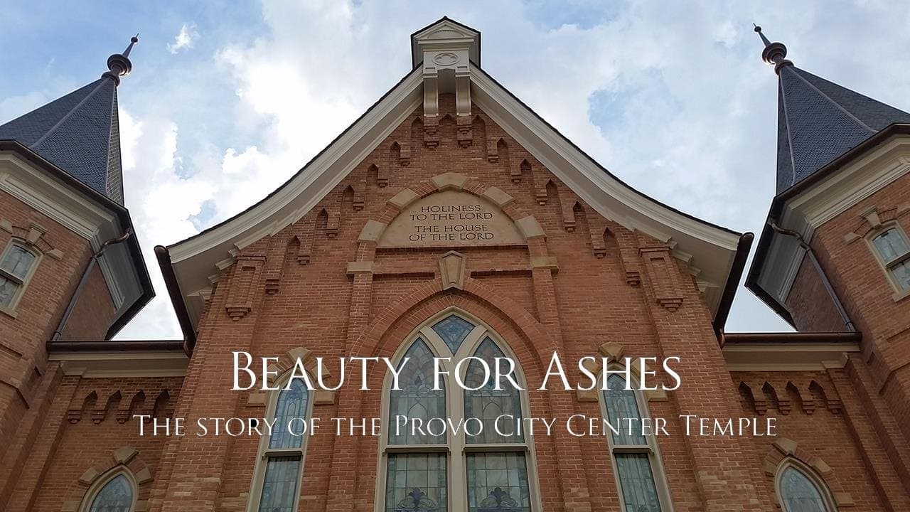 Beauty for Ashes: The Story of the Provo City Center Temple backdrop