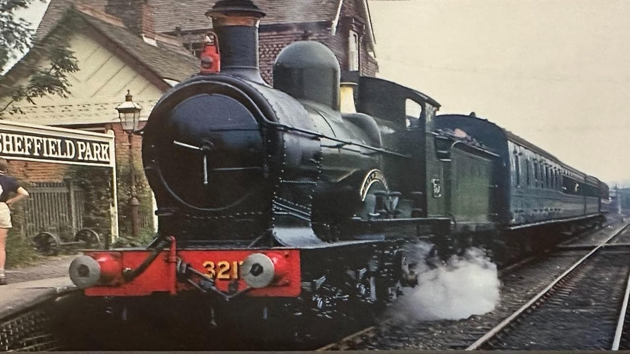 Railway Roundabout 1960 backdrop