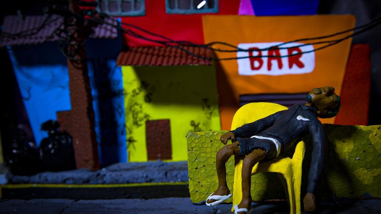 abdução na favela backdrop