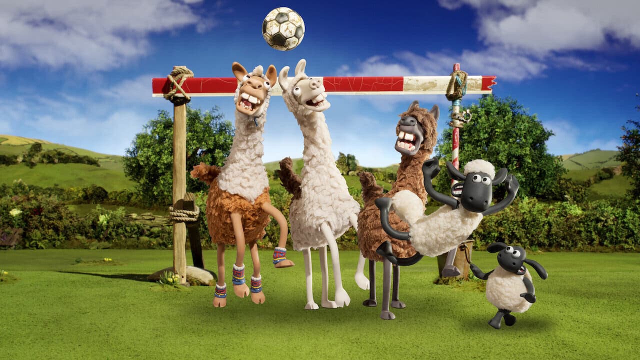 Shaun the Sheep: The Farmer's Llamas backdrop