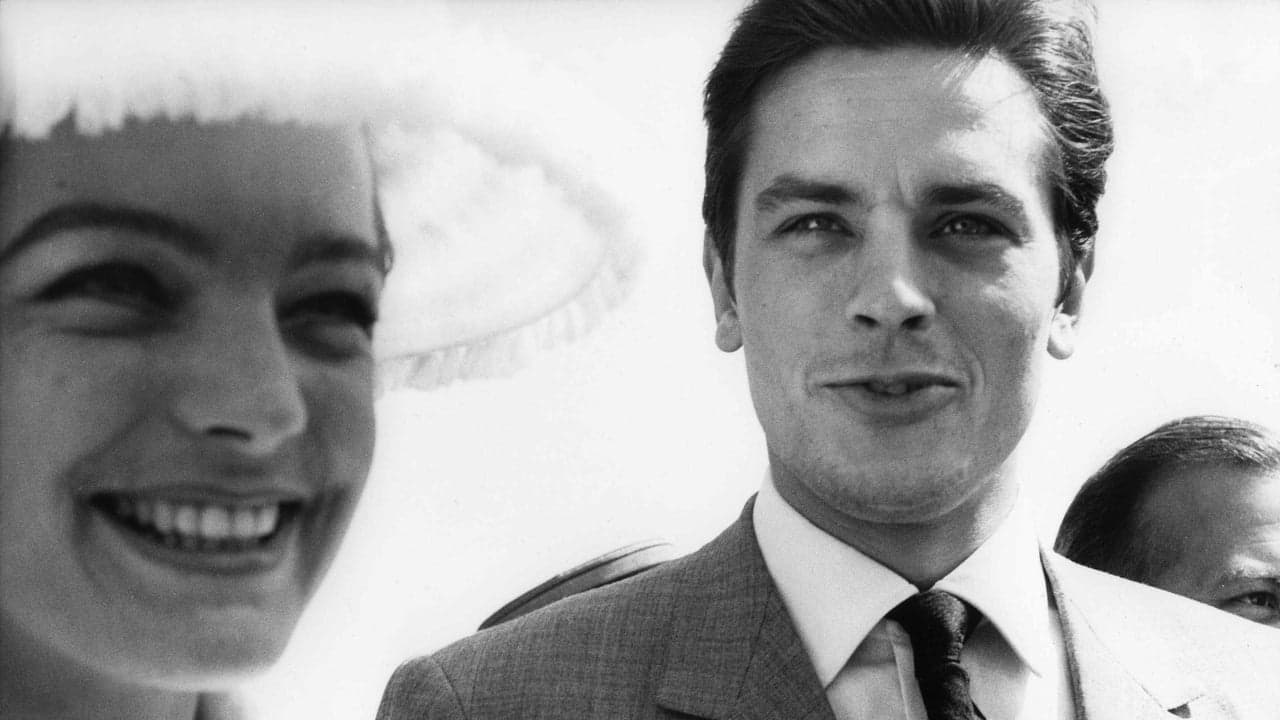 Alain Delon, a unique portrait backdrop