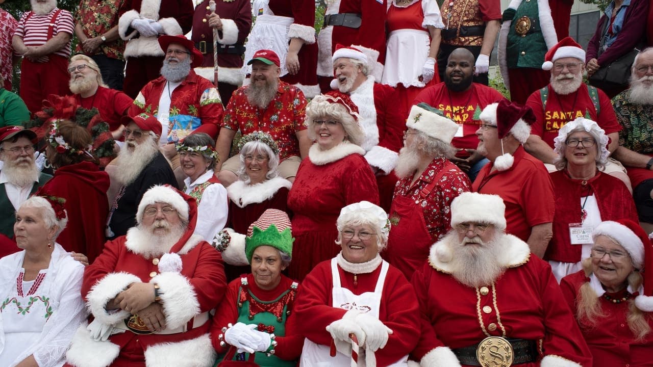 Santa Camp backdrop