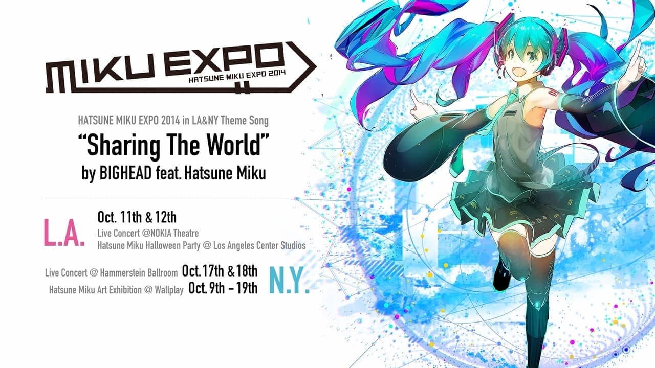 Hatsune Miku: Miku Expo 2014 in New York backdrop