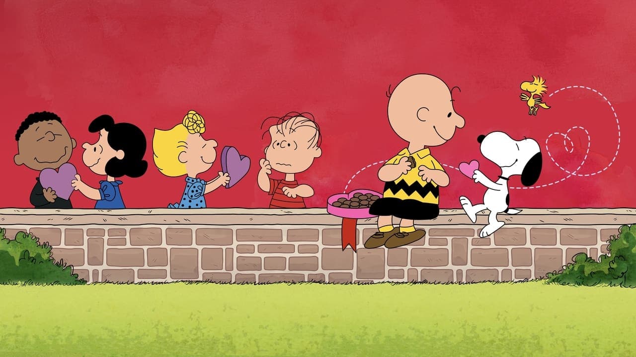 Be My Valentine, Charlie Brown backdrop