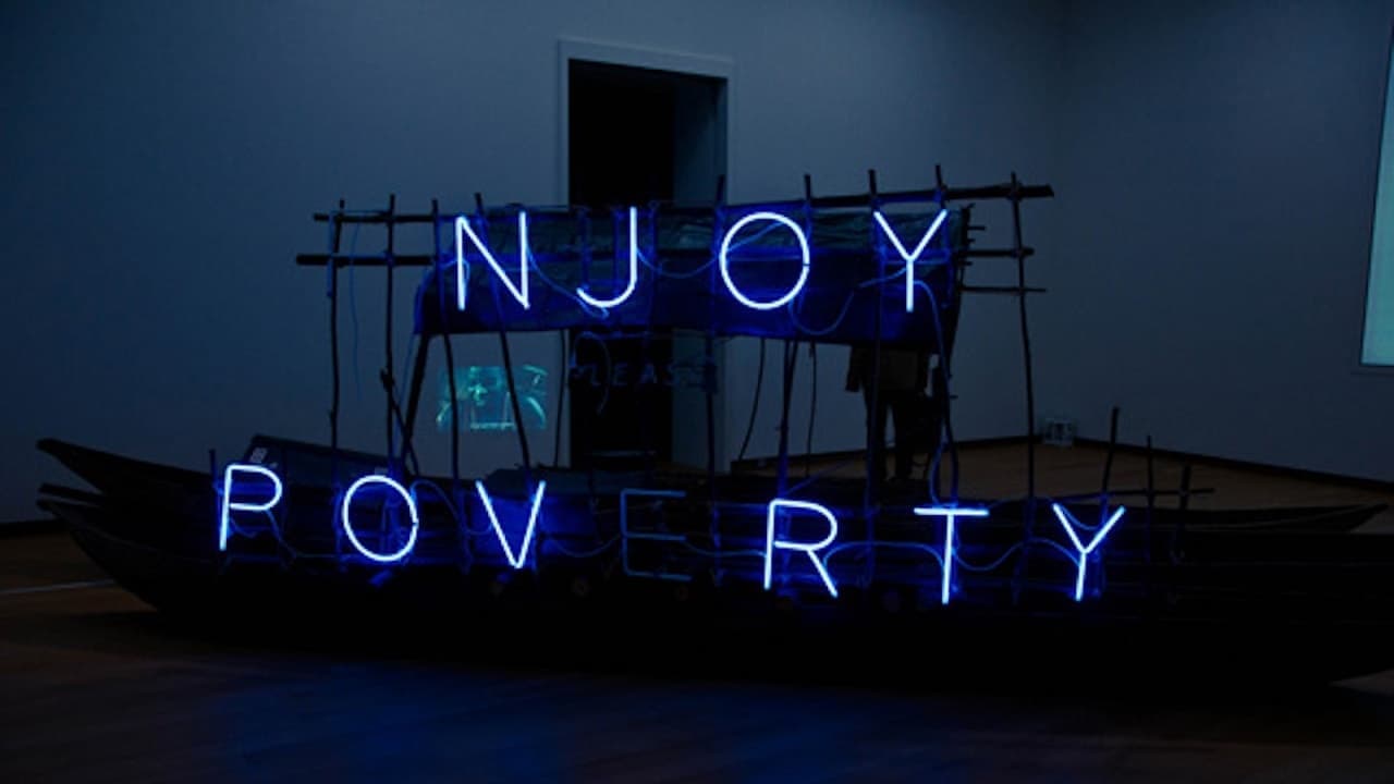 Enjoy Poverty backdrop