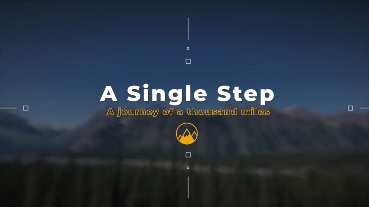 A Single Step - A Journey of a Thousand Miles backdrop