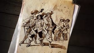 The True History of the Musketeers backdrop