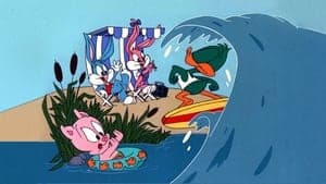 Tiny Toon Spring Break backdrop