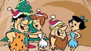 A Flintstone Christmas backdrop