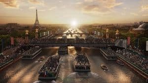 La Grande Seine, le making-of de la cérémonie d'ouverture de Paris 2024 backdrop