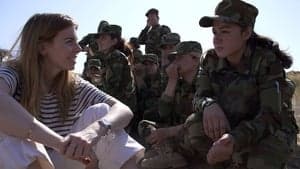 Stacey on the Front Line: Girls, Guns and Isis backdrop