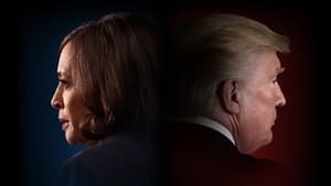 The Choice 2024: Harris vs. Trump backdrop