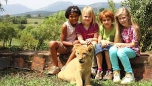 Casper and Emma on Safari backdrop