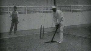 Prince Ranjitsinhji Practising Batting in the Nets backdrop