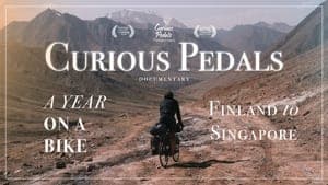 Curious Pedals - Cycling from Finland to Singapore backdrop