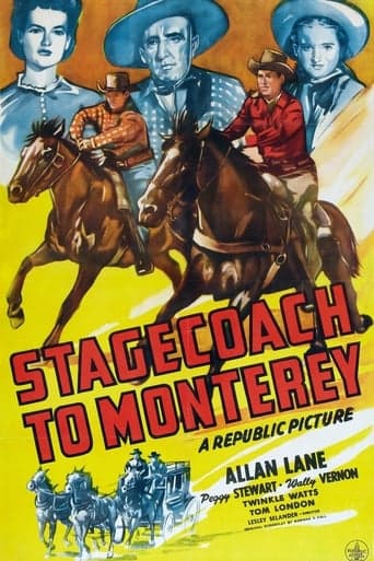 Stagecoach to Monterey Poster