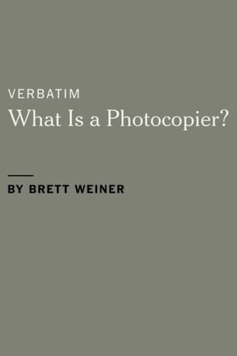 Verbatim: What Is a Photocopier? Poster