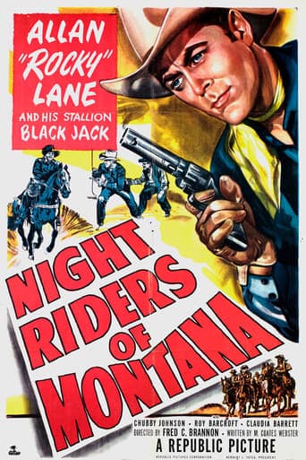 Night Riders of Montana Poster