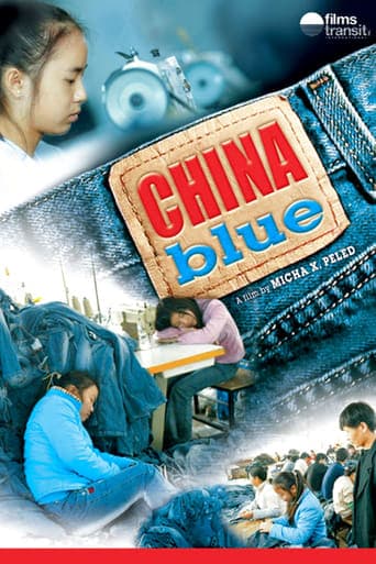 China Blue Poster