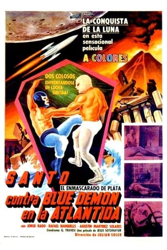 Santo vs. Blue Demon in Atlantis Poster