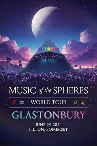 Coldplay - Live at Glastonbury Poster