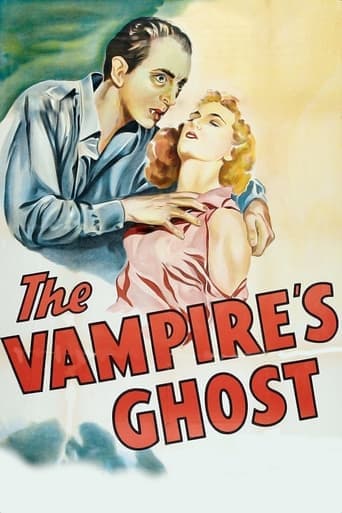 The Vampire's Ghost Poster