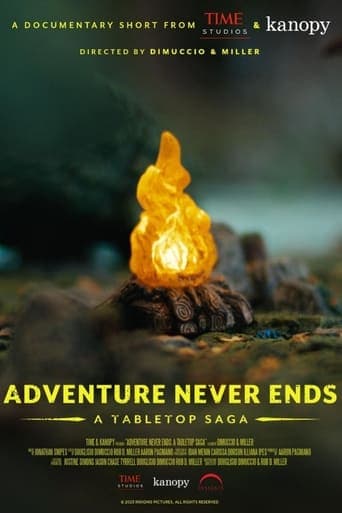 Adventure Never Ends: A Tabletop Saga Poster